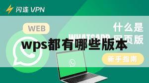 wps都有哪些版本